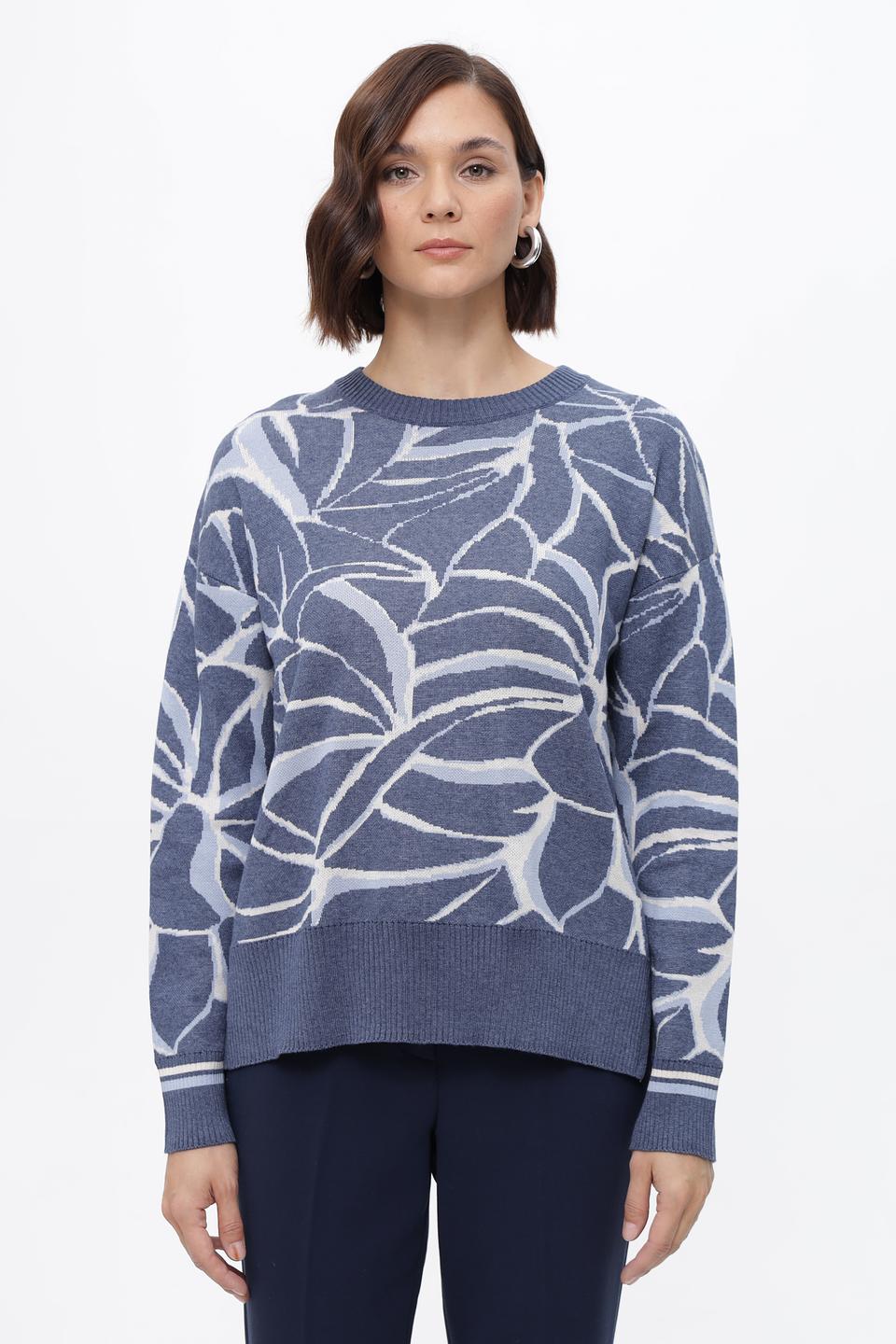 Пуловер Olsen с принтом