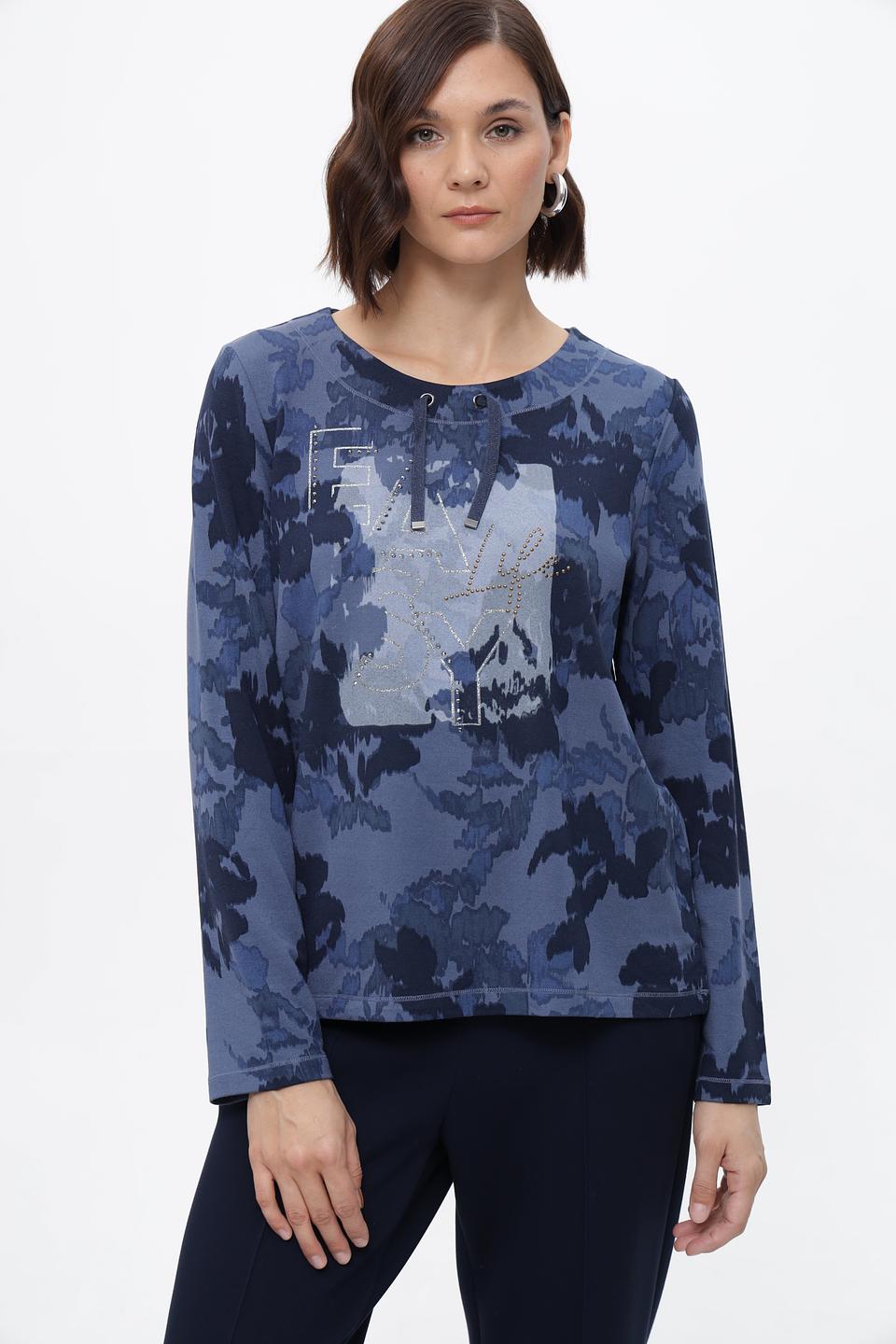 Пуловер Olsen с принтом