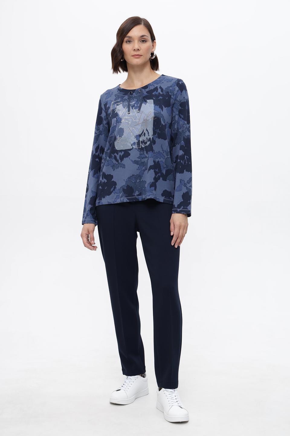 Пуловер Olsen с принтом