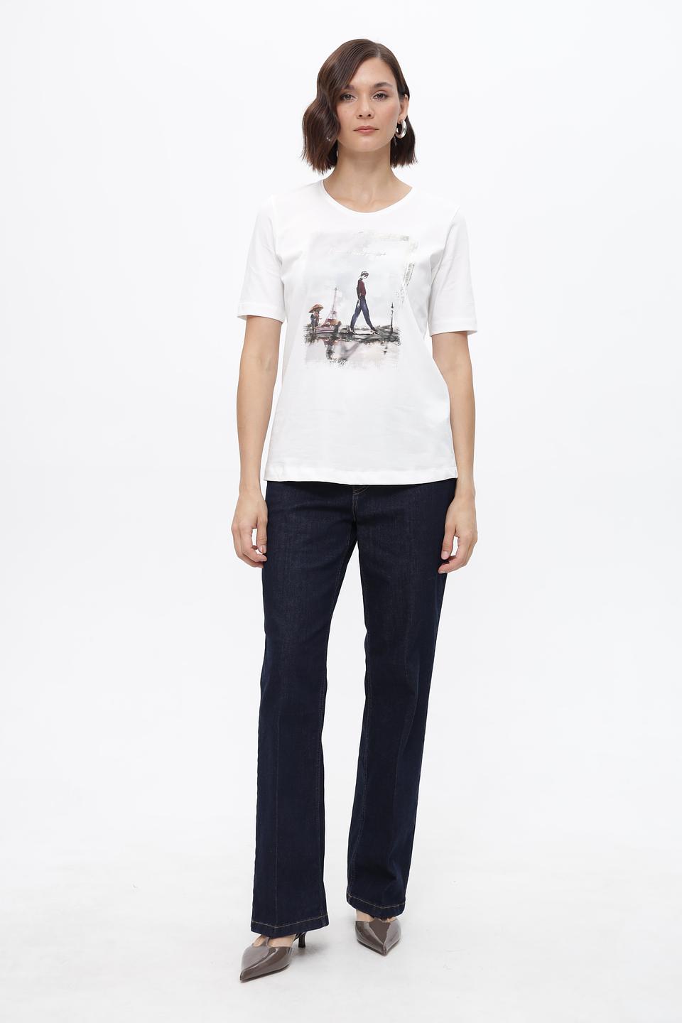 Футболка Steilmann с принтом «Париж»