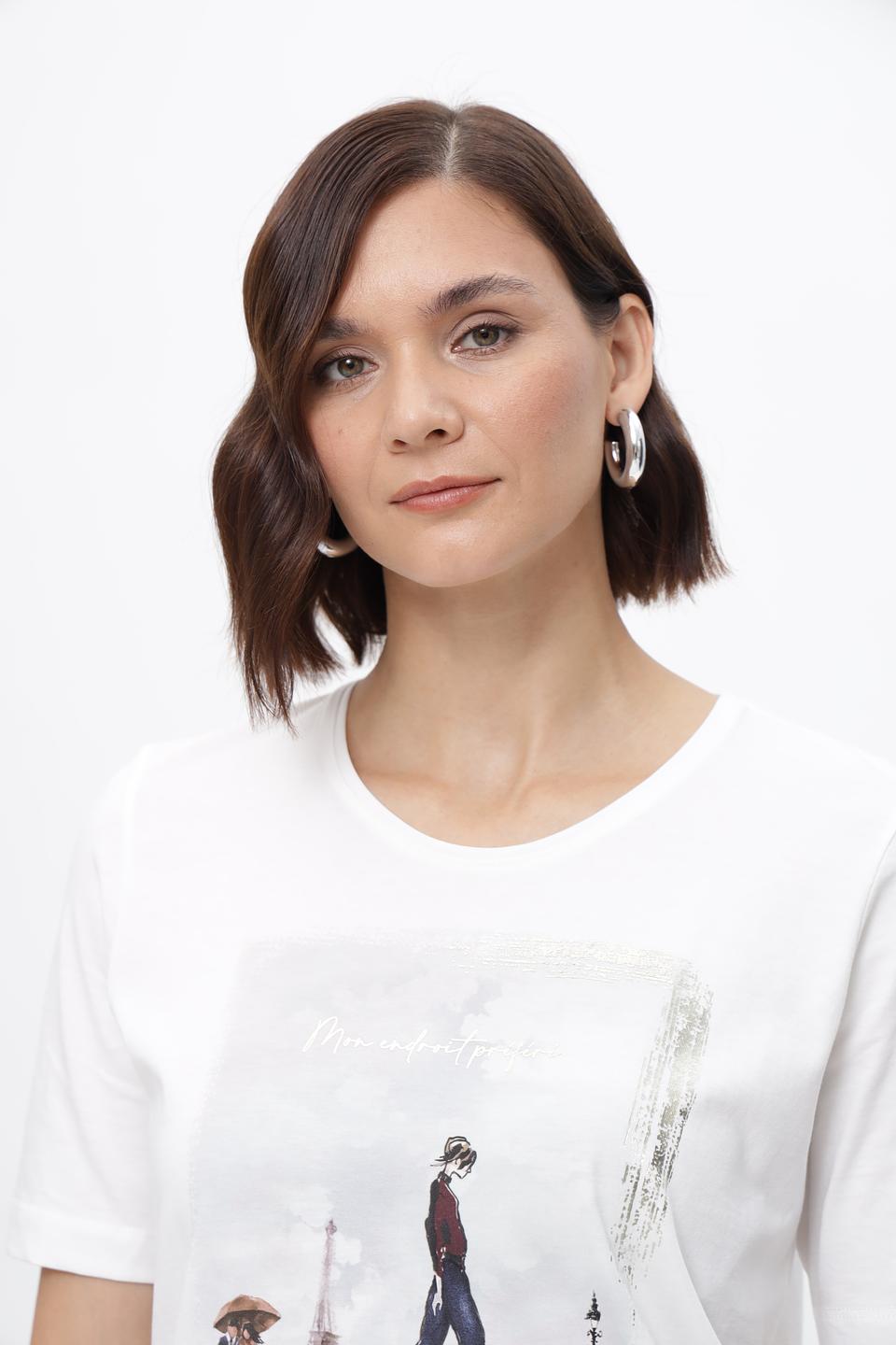 Футболка Steilmann с принтом «Париж»