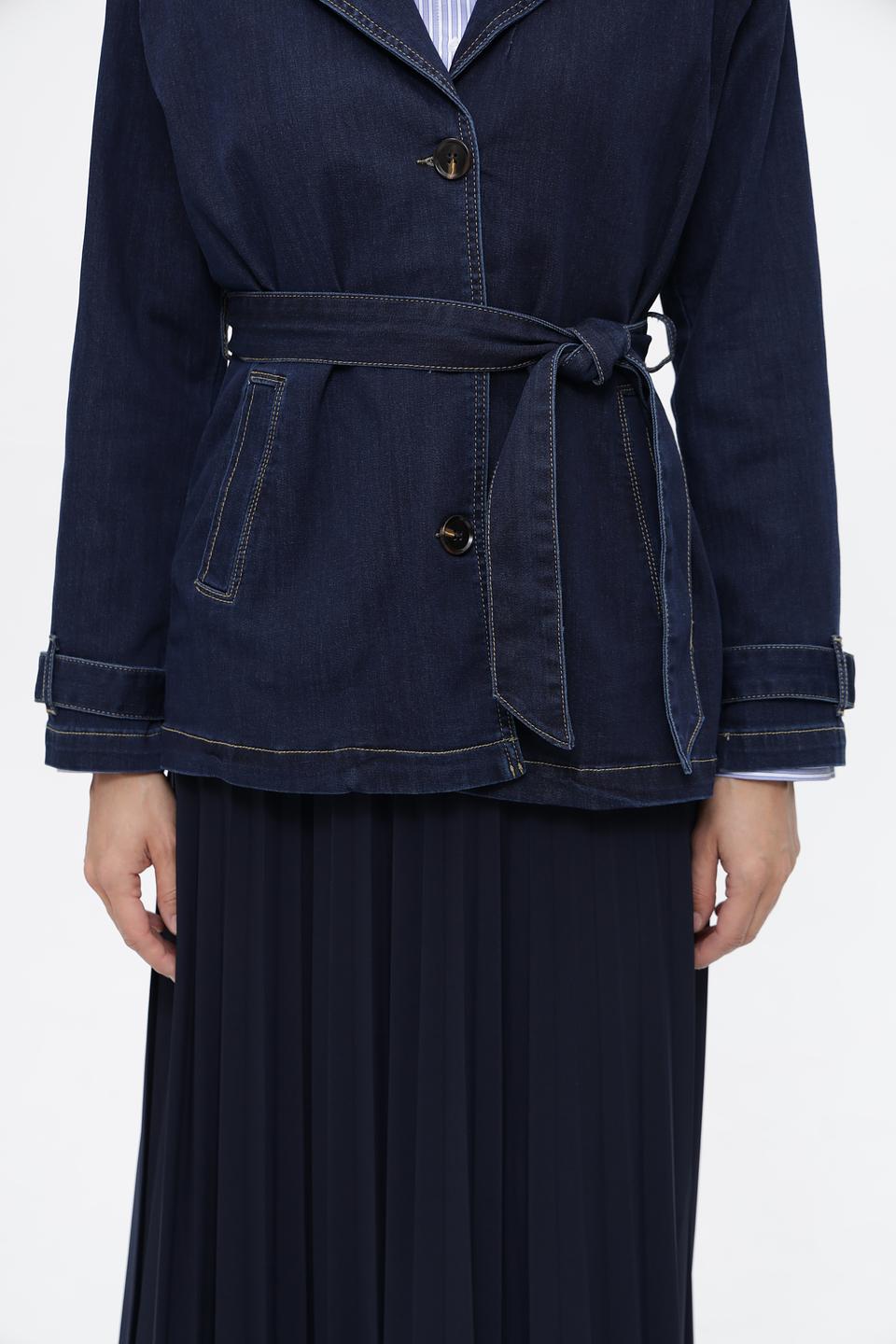 Жакет Steilmann джинсовый с поясом