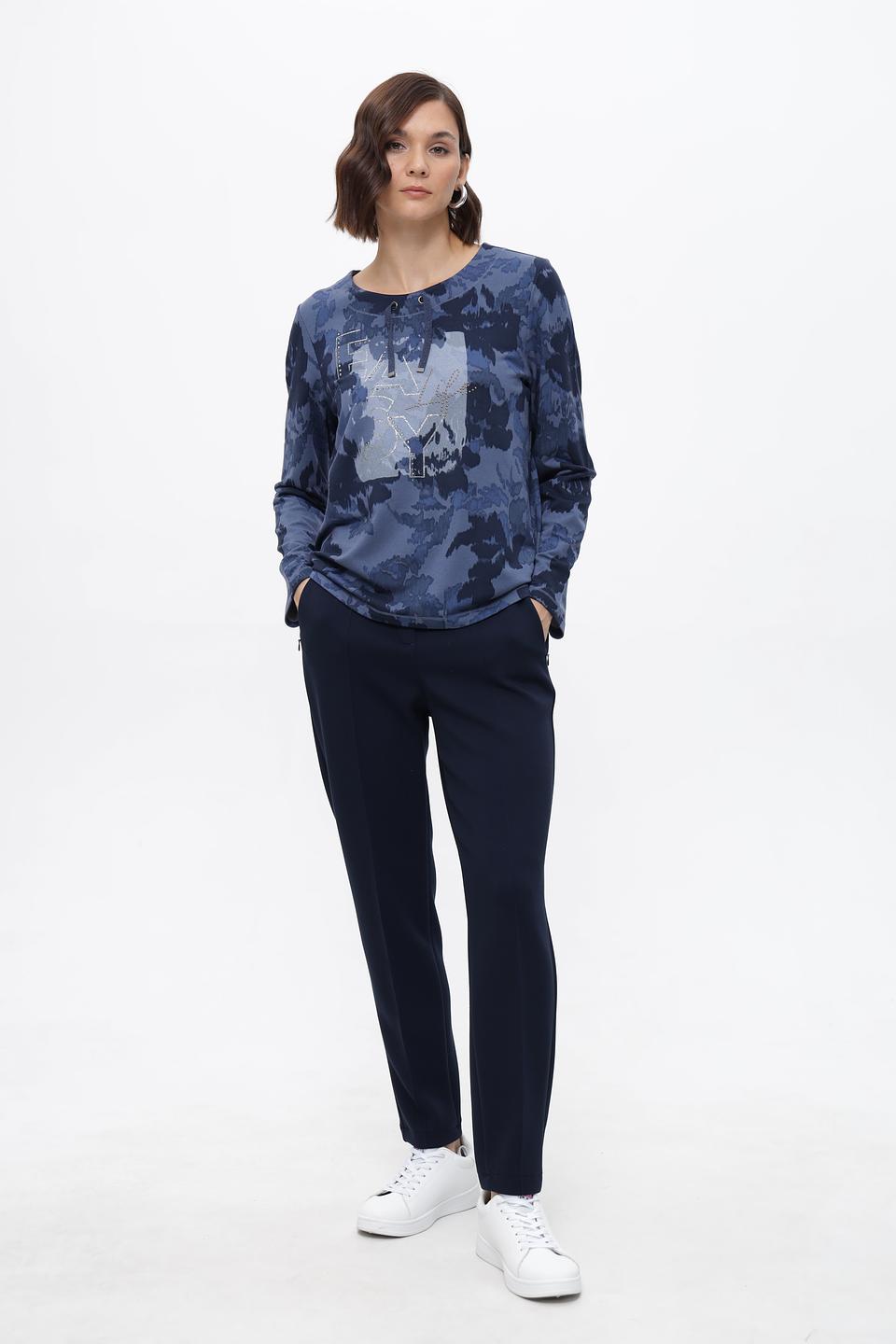 Брюки классические Bianca синие