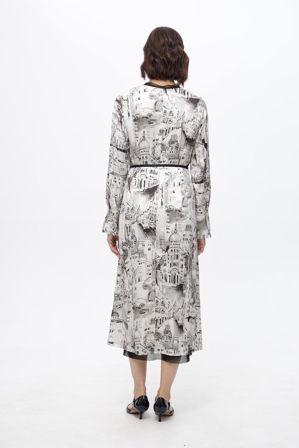 Платье Marc Cain с принтом