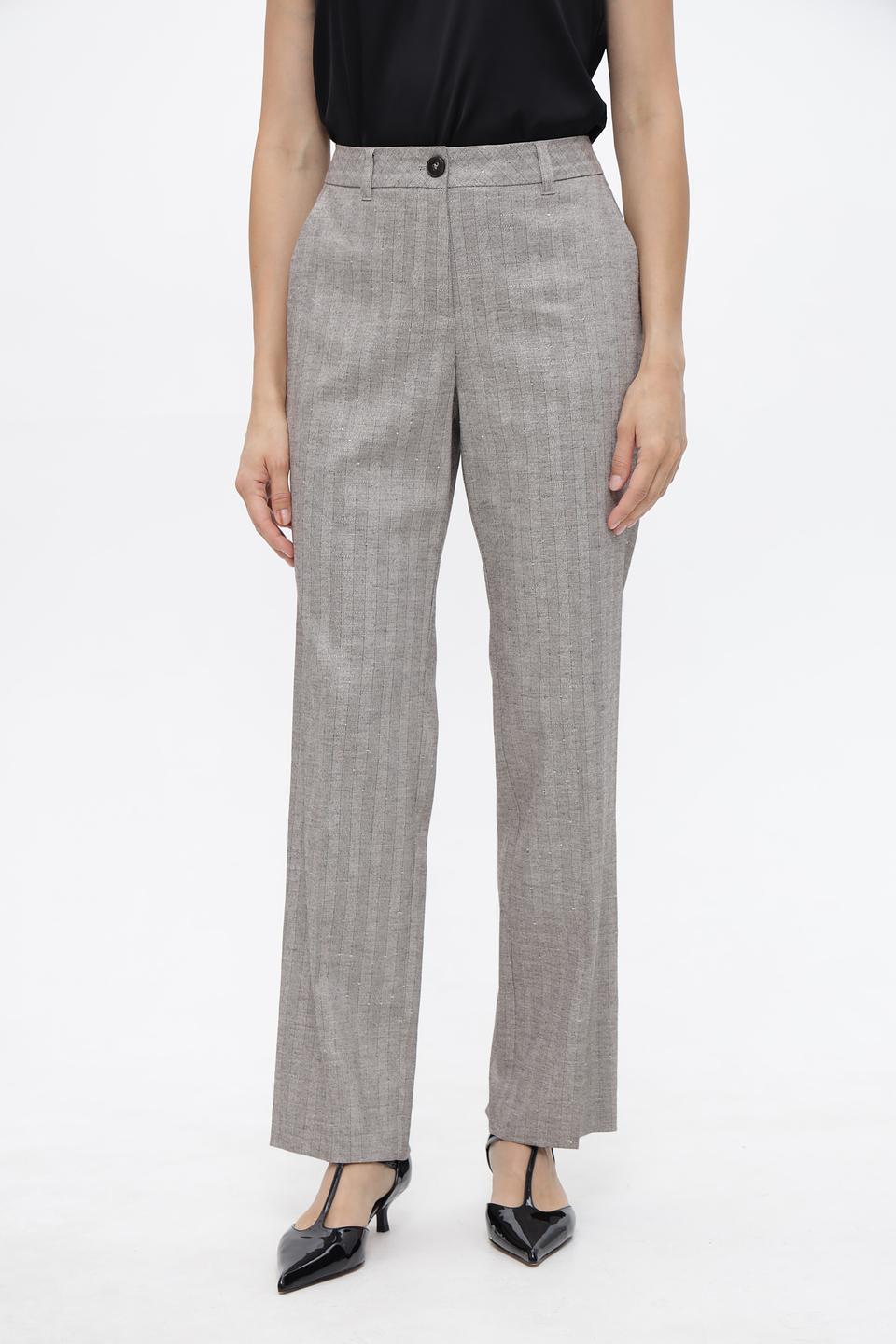 Брюки прямые Marc Cain в клетку