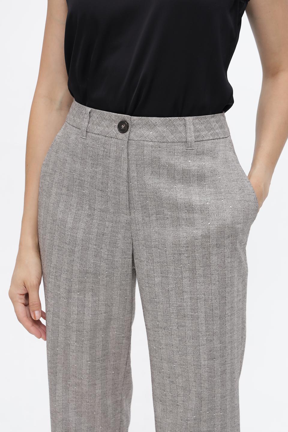 Брюки прямые Marc Cain в клетку