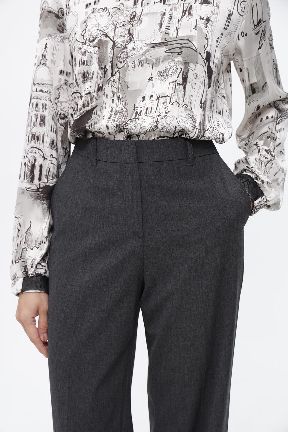 Брюки классические Marc Cain серые