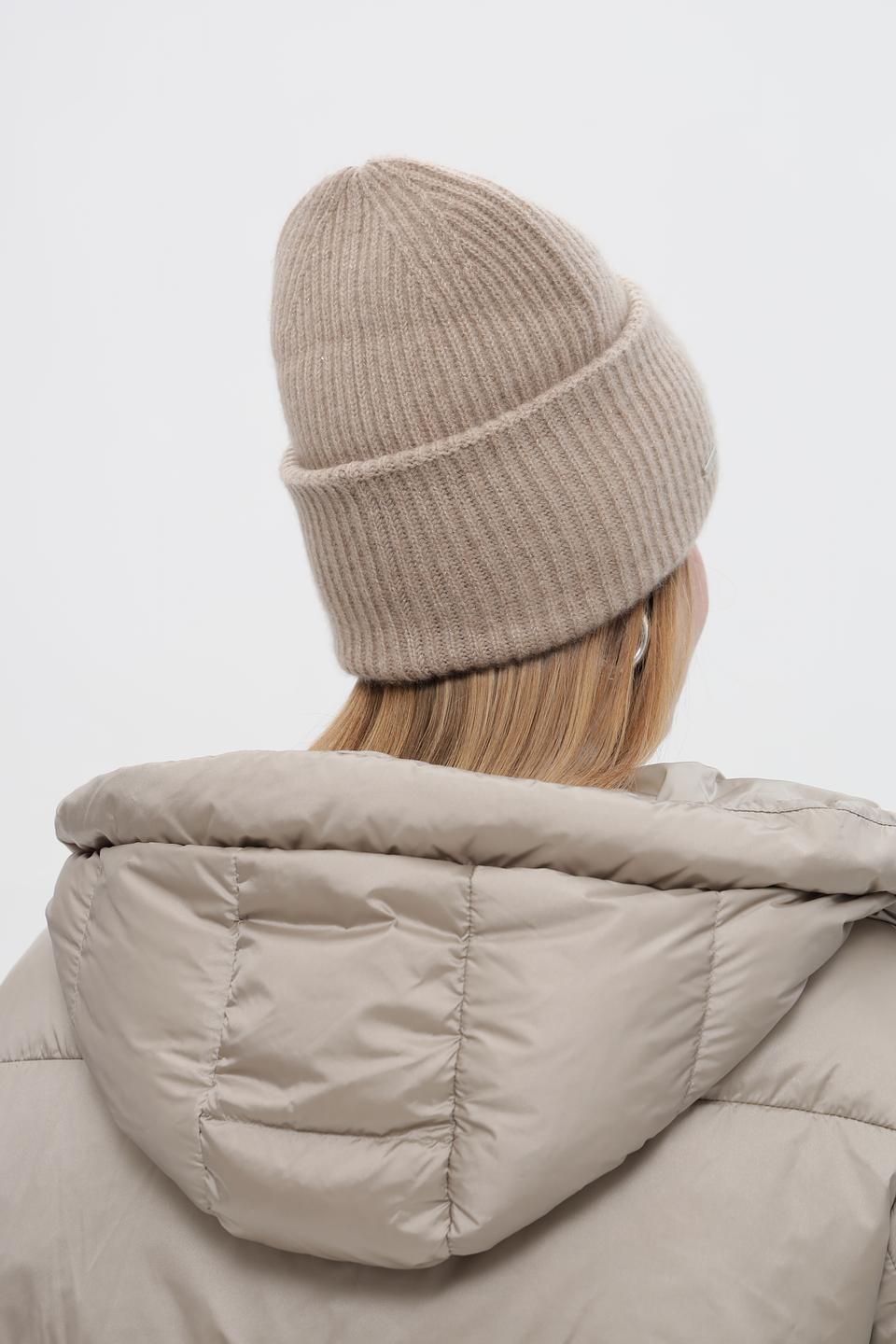 Шапка Seeberger кашемир бежевая