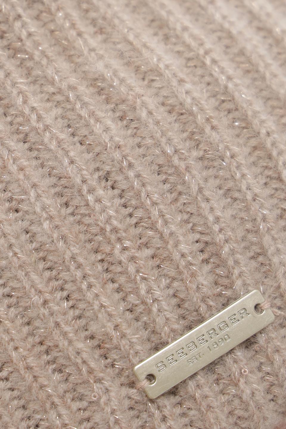 Шапка Seeberger кашемир бежевая