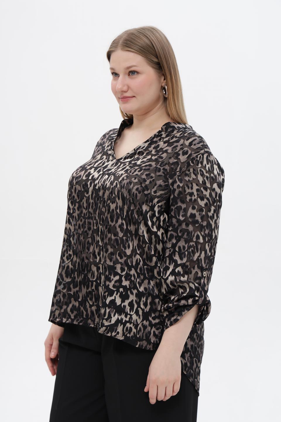 Блузка Doris Streich леопард