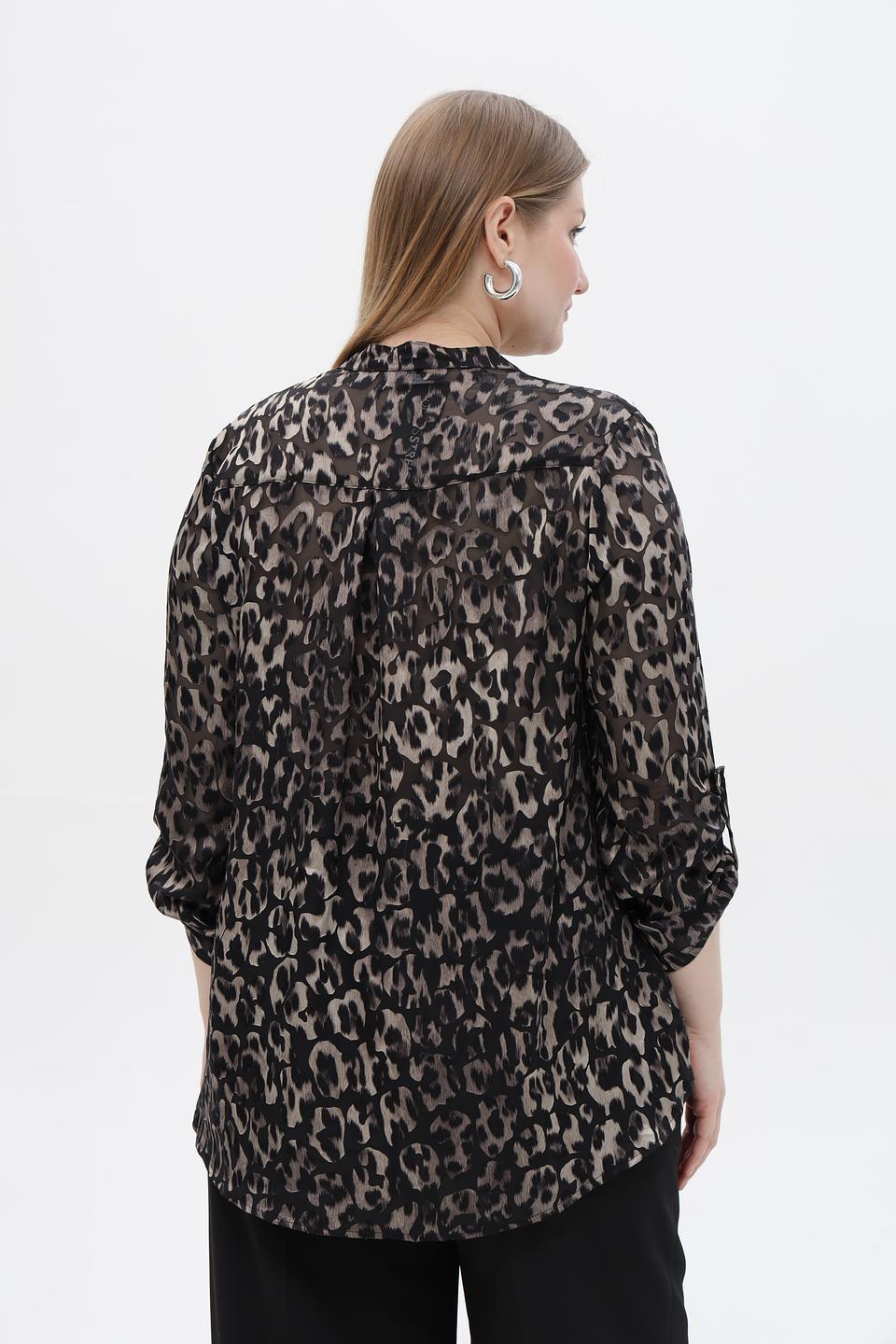 Блузка Doris Streich леопард