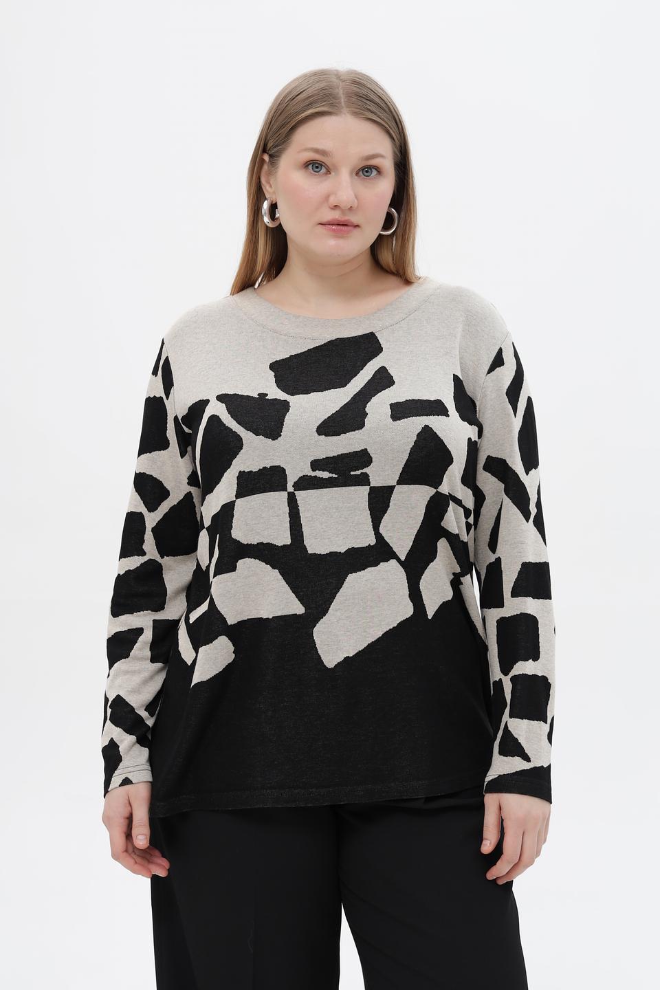Пуловер Doris Streich с принтом