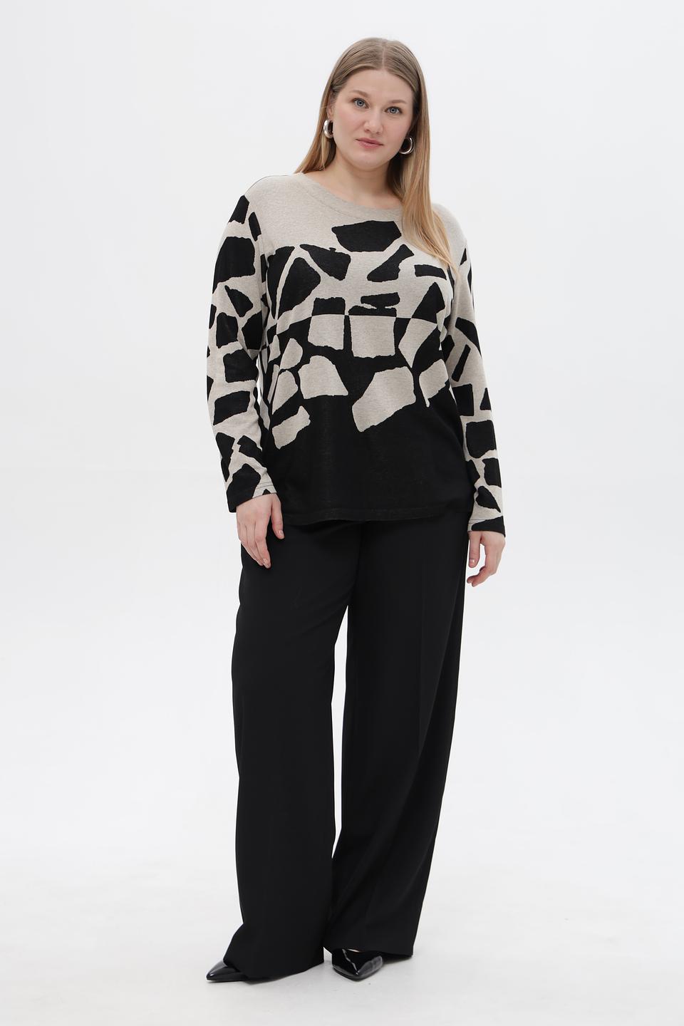 Пуловер Doris Streich с принтом