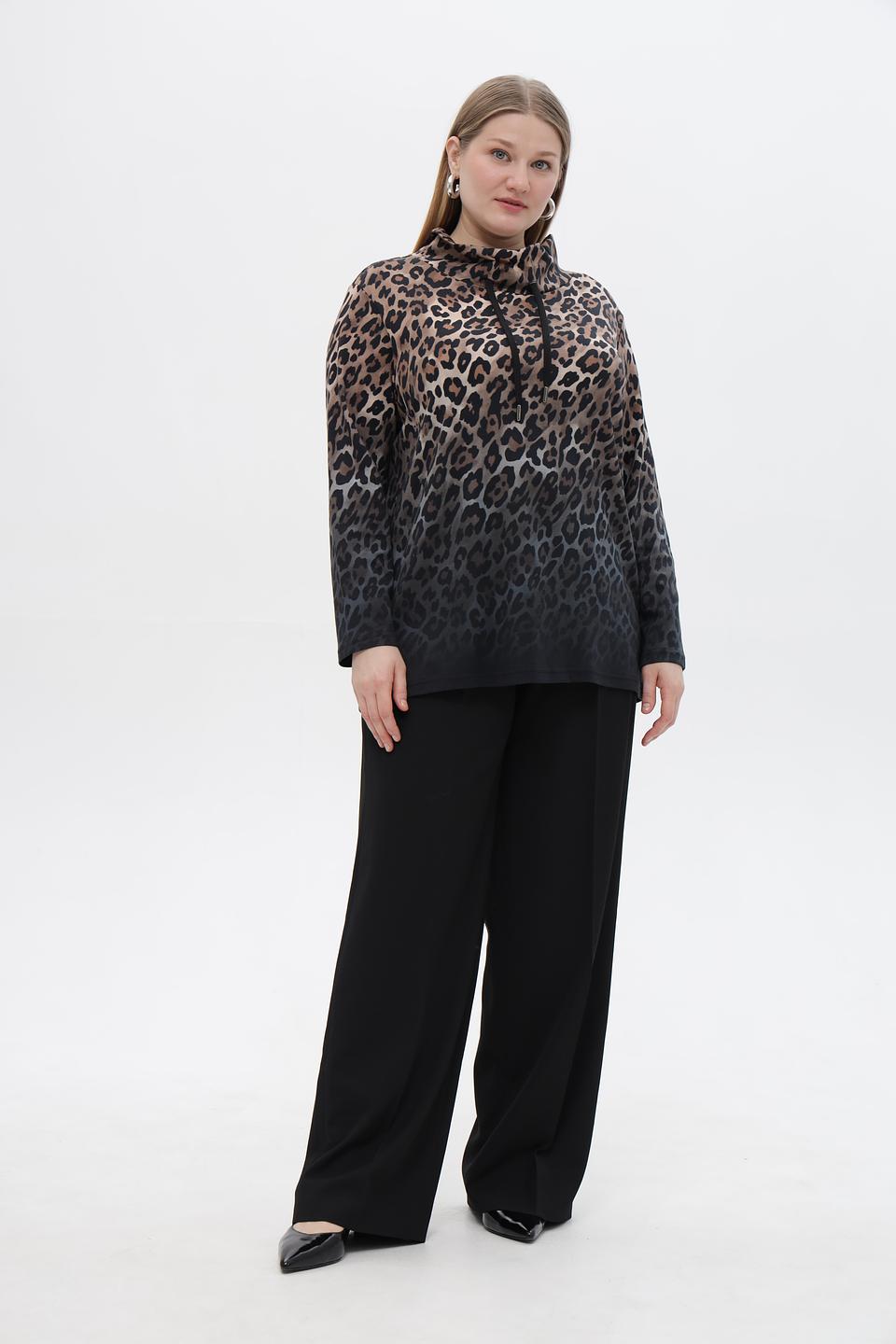 Блузка Doris Streich с леопардовым принтом