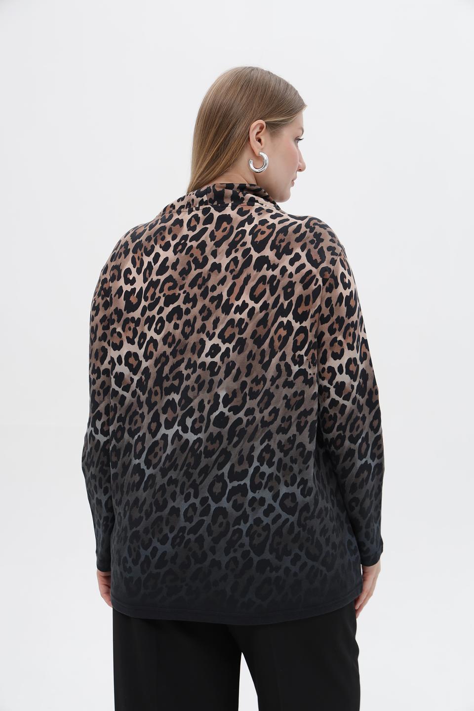 Блузка Doris Streich с леопардовым принтом
