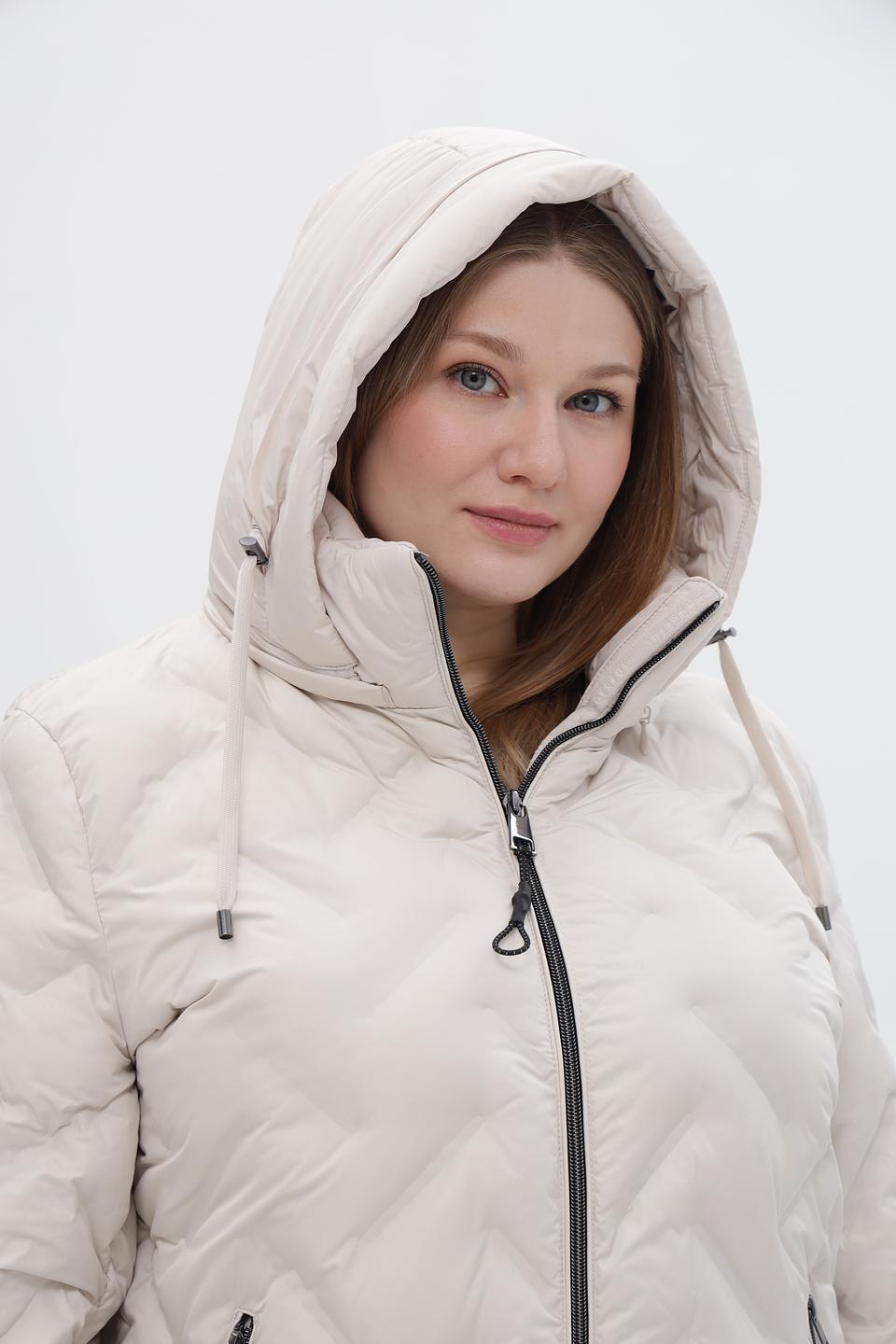 Куртка стеганая Lebek бежевая