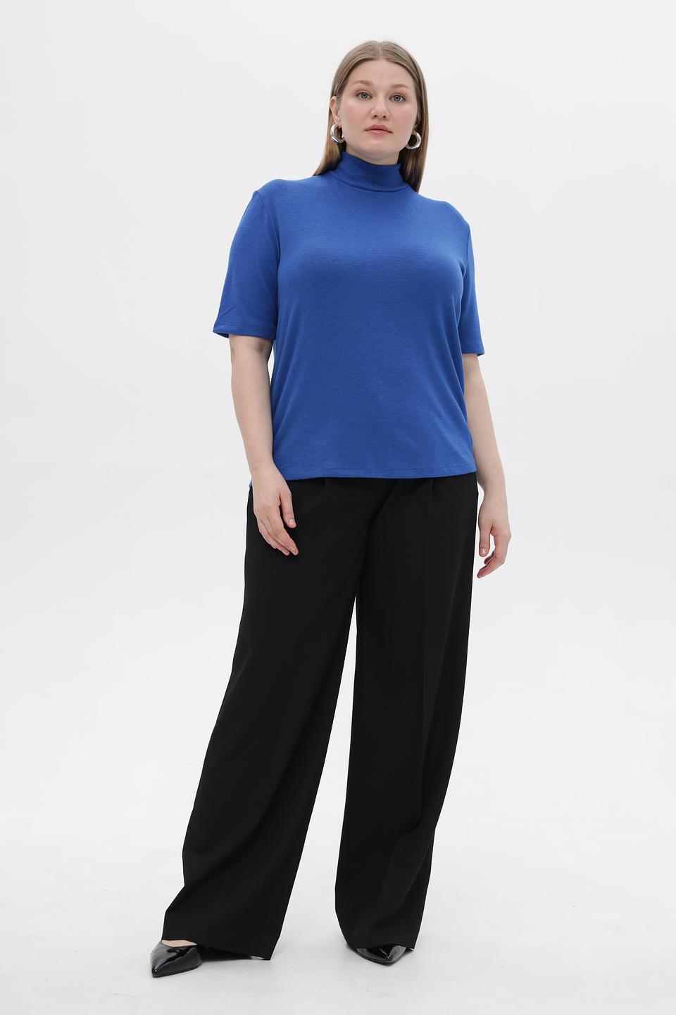 Пуловер Steilmann с горловиной коброй, синий