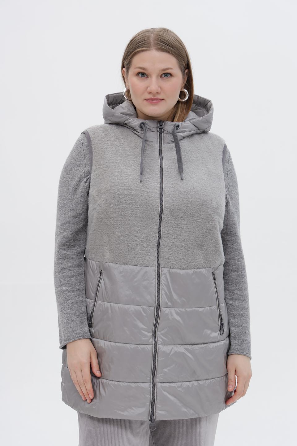 Жилет утепленный Lebek серый