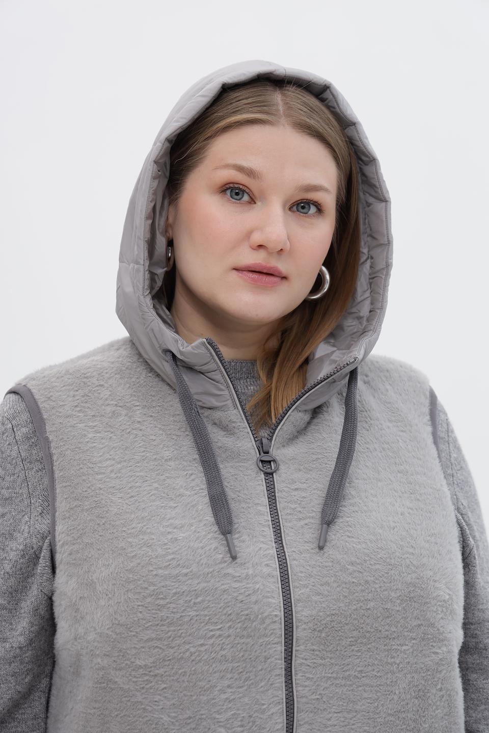 Жилет утепленный Lebek серый