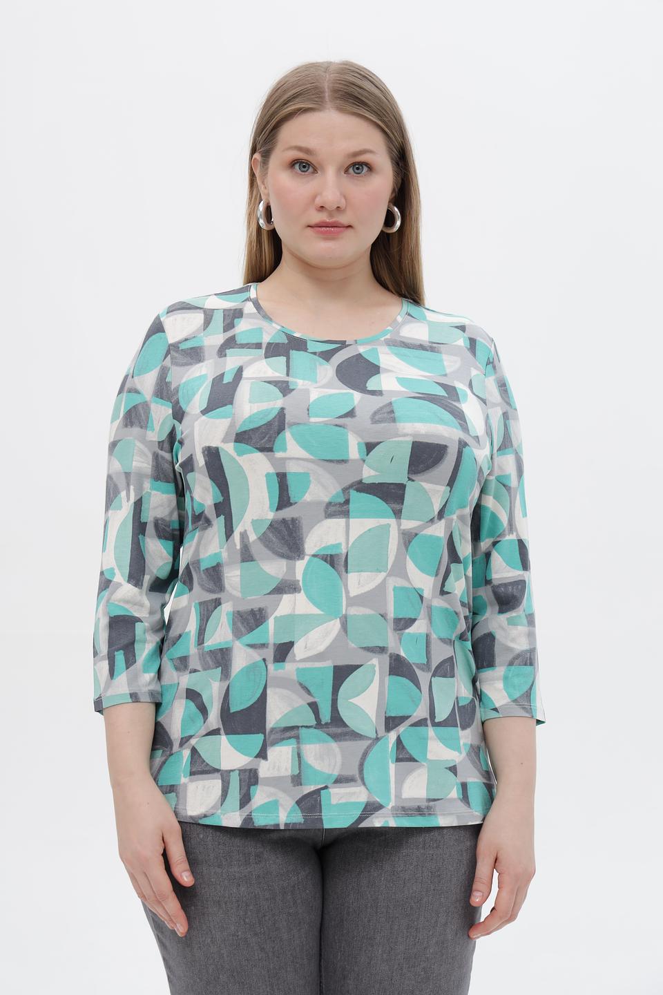 Блуза Lebek с геометрическим принтом