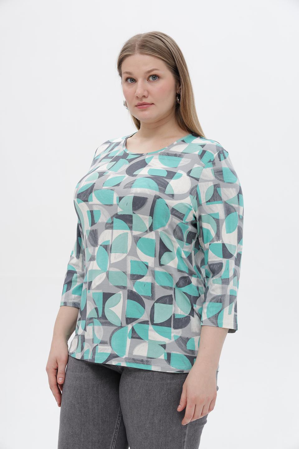 Блуза Lebek с геометрическим принтом