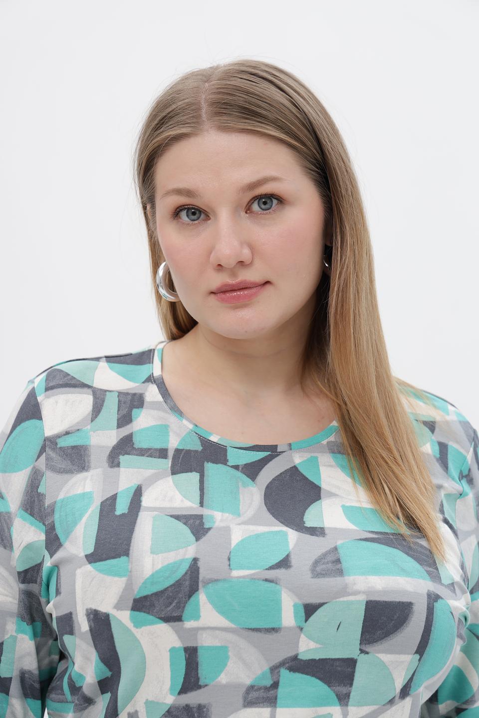 Блуза Lebek с геометрическим принтом