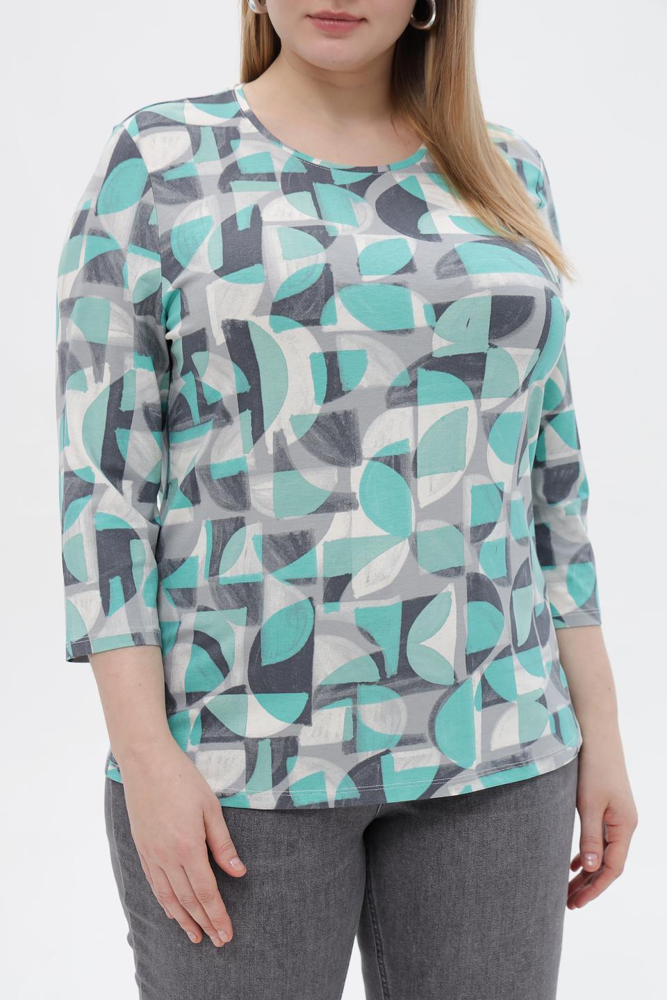 Блуза Lebek с геометрическим принтом