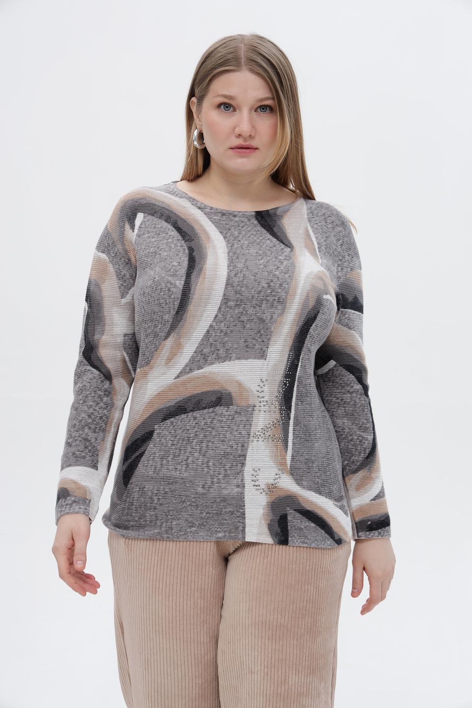 Пуловер Rabe collection с узором