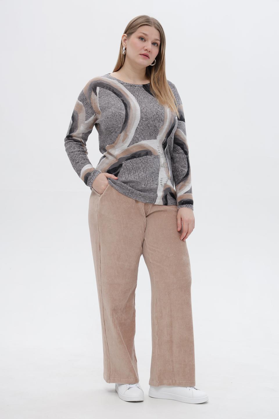 Пуловер Rabe collection с узором