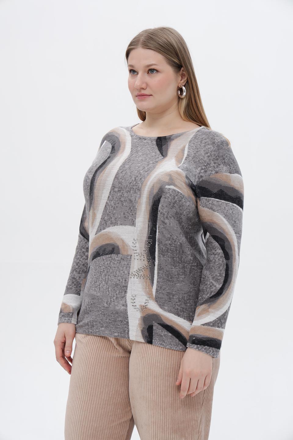 Пуловер Rabe collection с узором