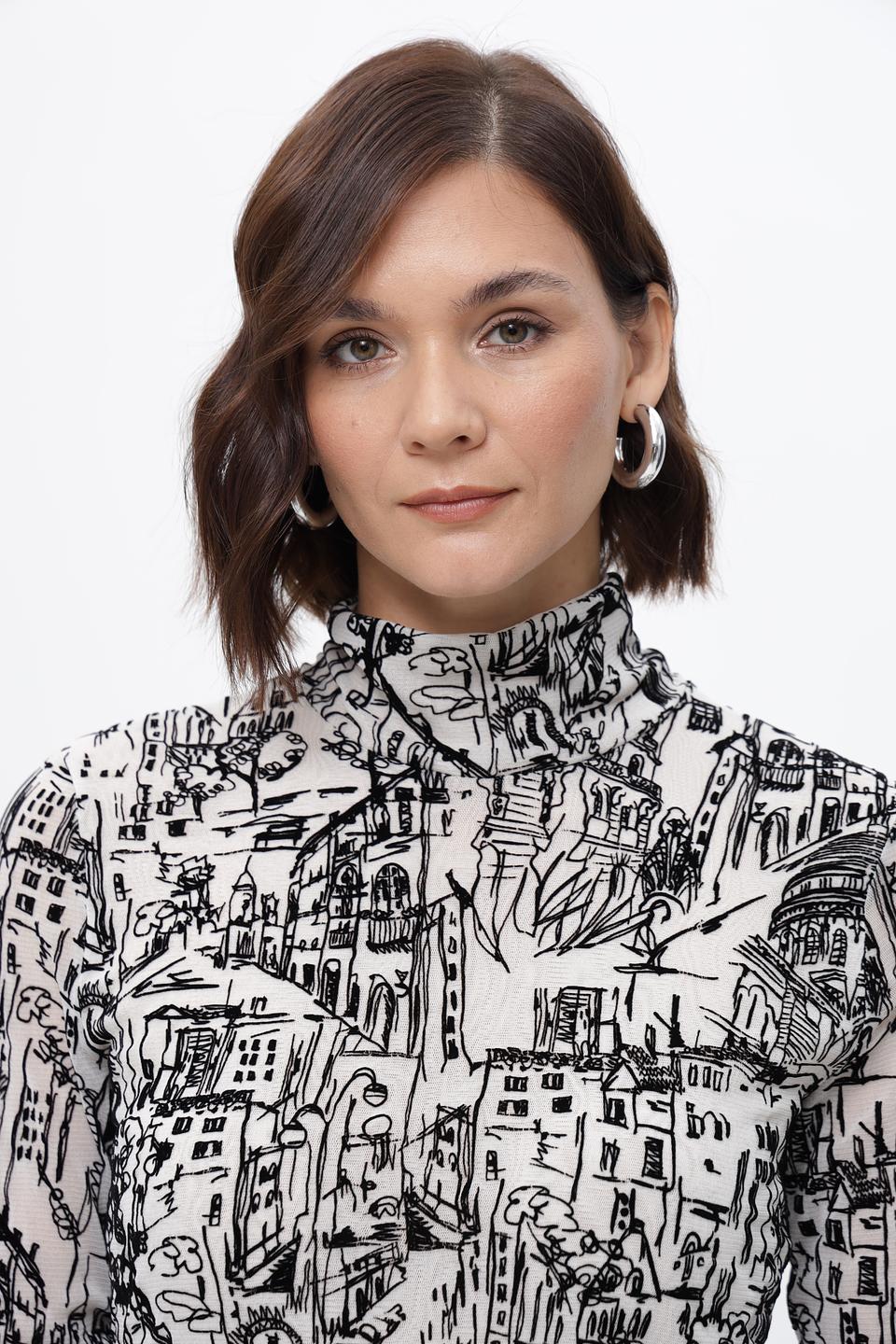 Водолазка Marc Cain с принтом