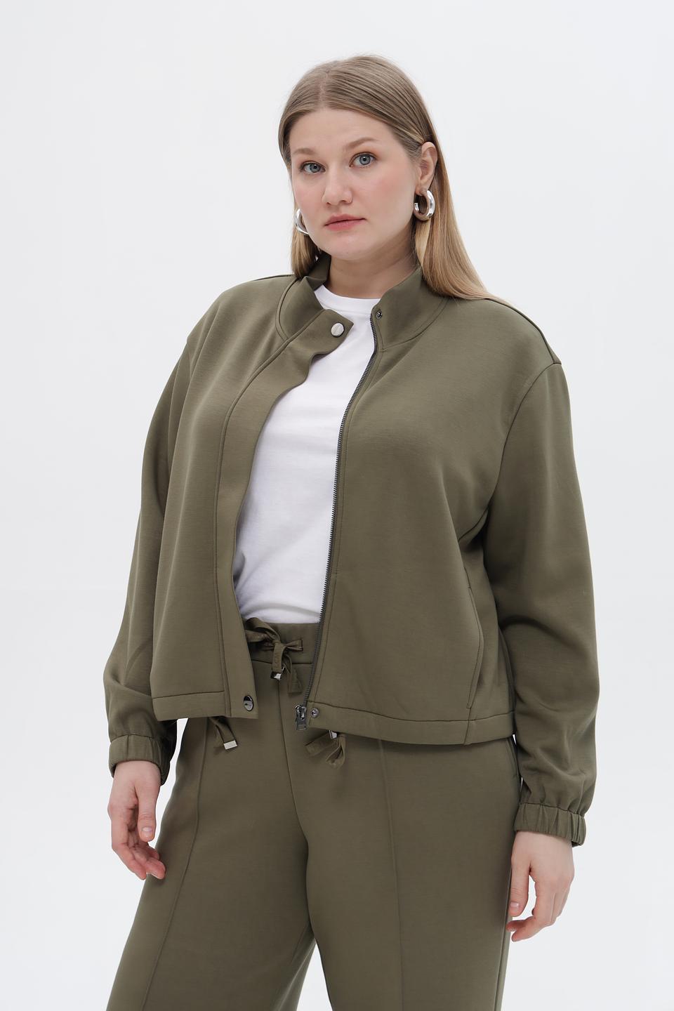 Жакет Lecomte оливковый