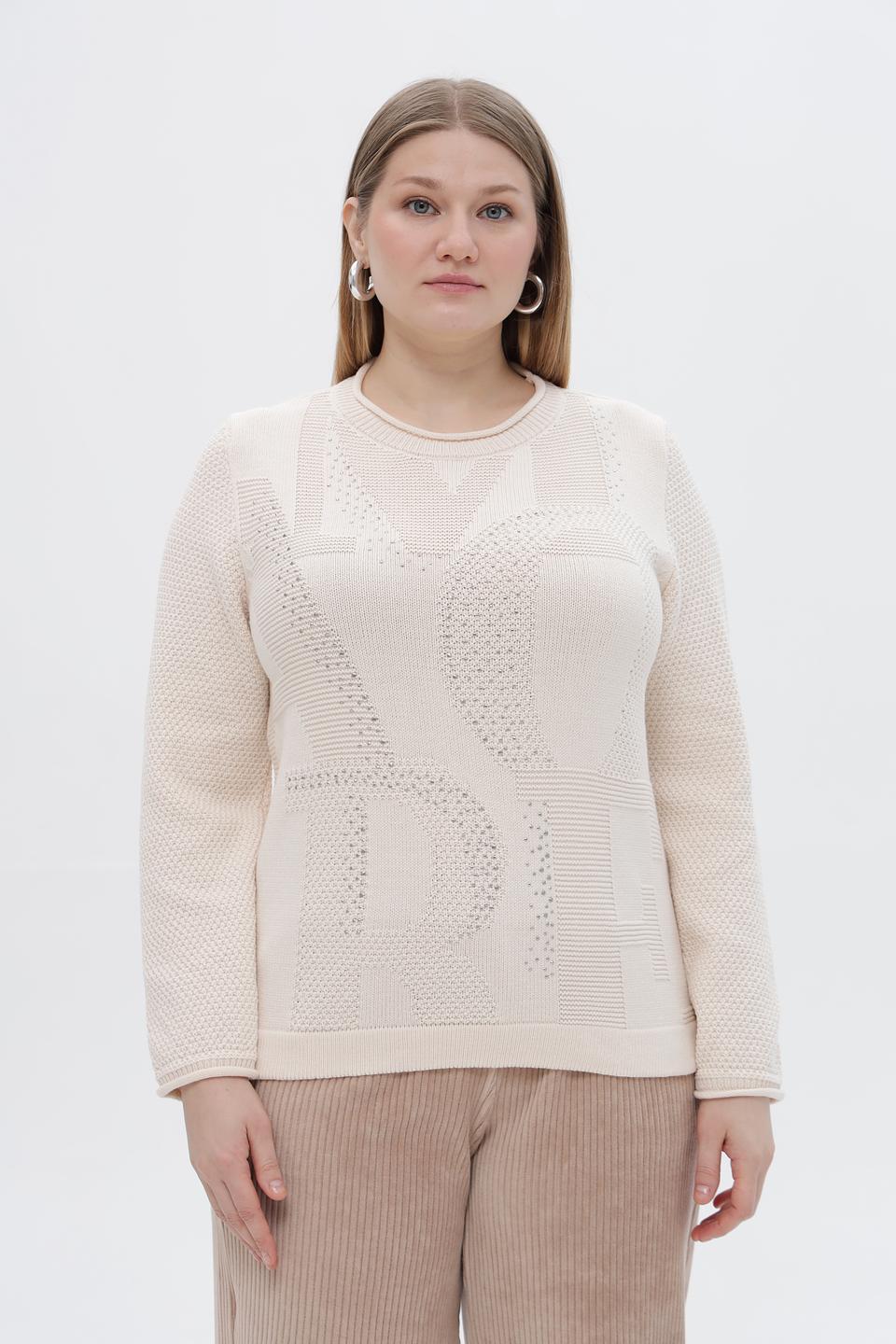 Пуловер Rabe collection с узором