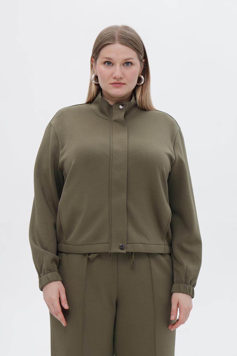 Жакет Lecomte оливковый