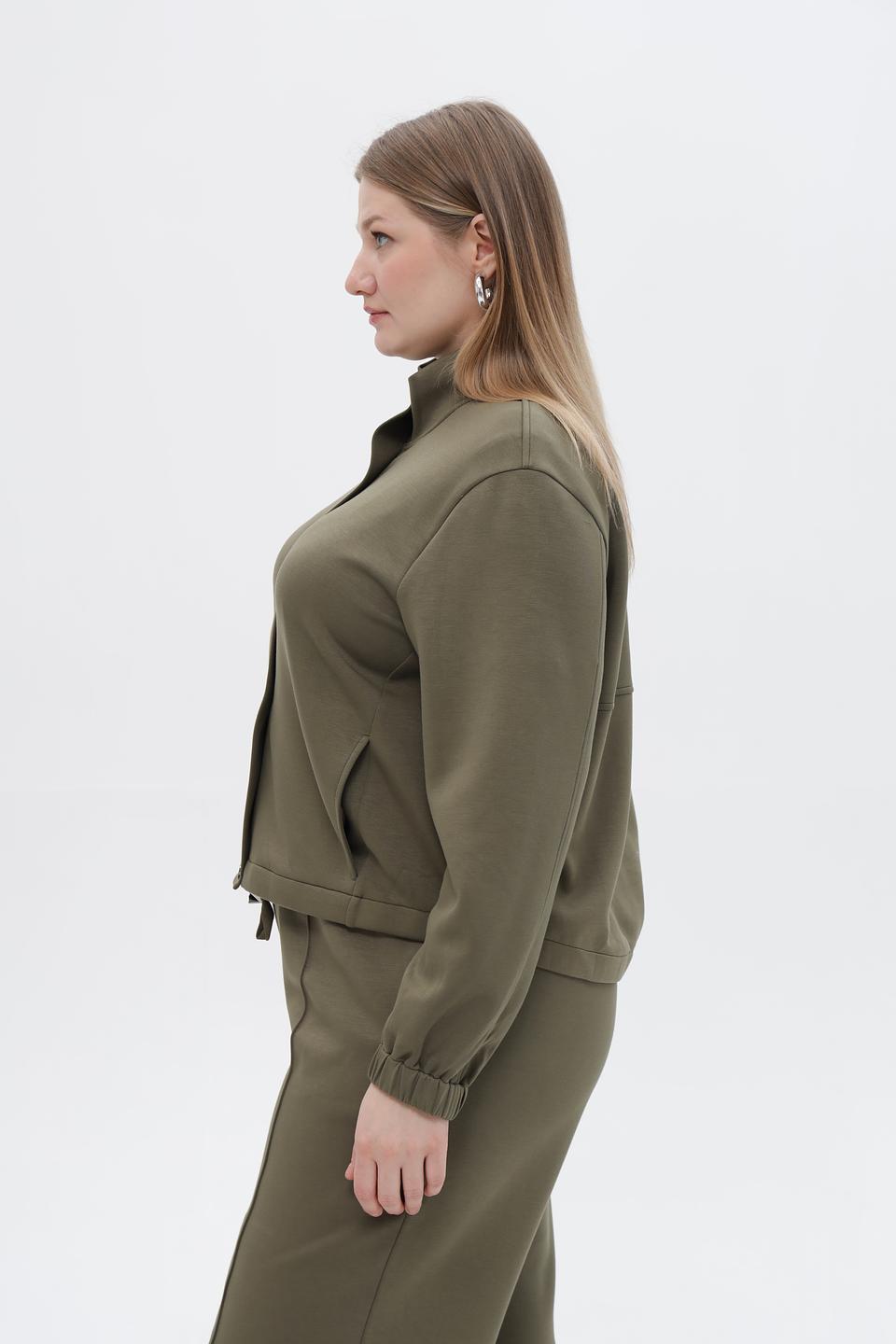 Жакет Lecomte оливковый