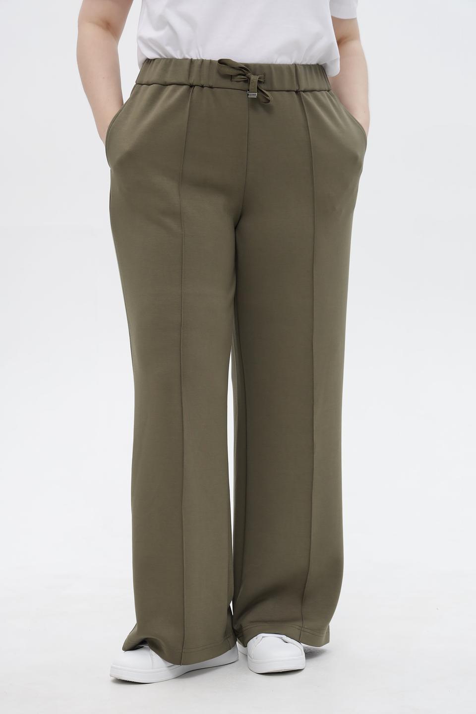 Брюки Lecomte клёш хаки