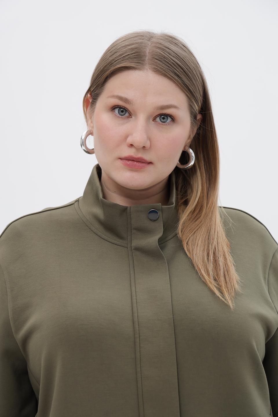 Жакет Lecomte оливковый