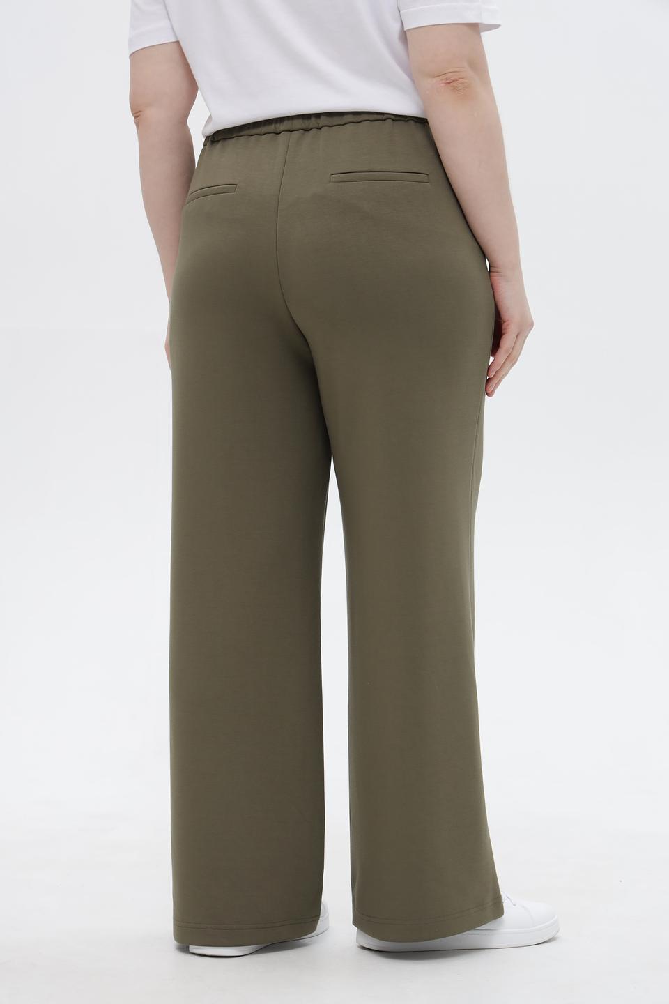 Брюки Lecomte клёш хаки