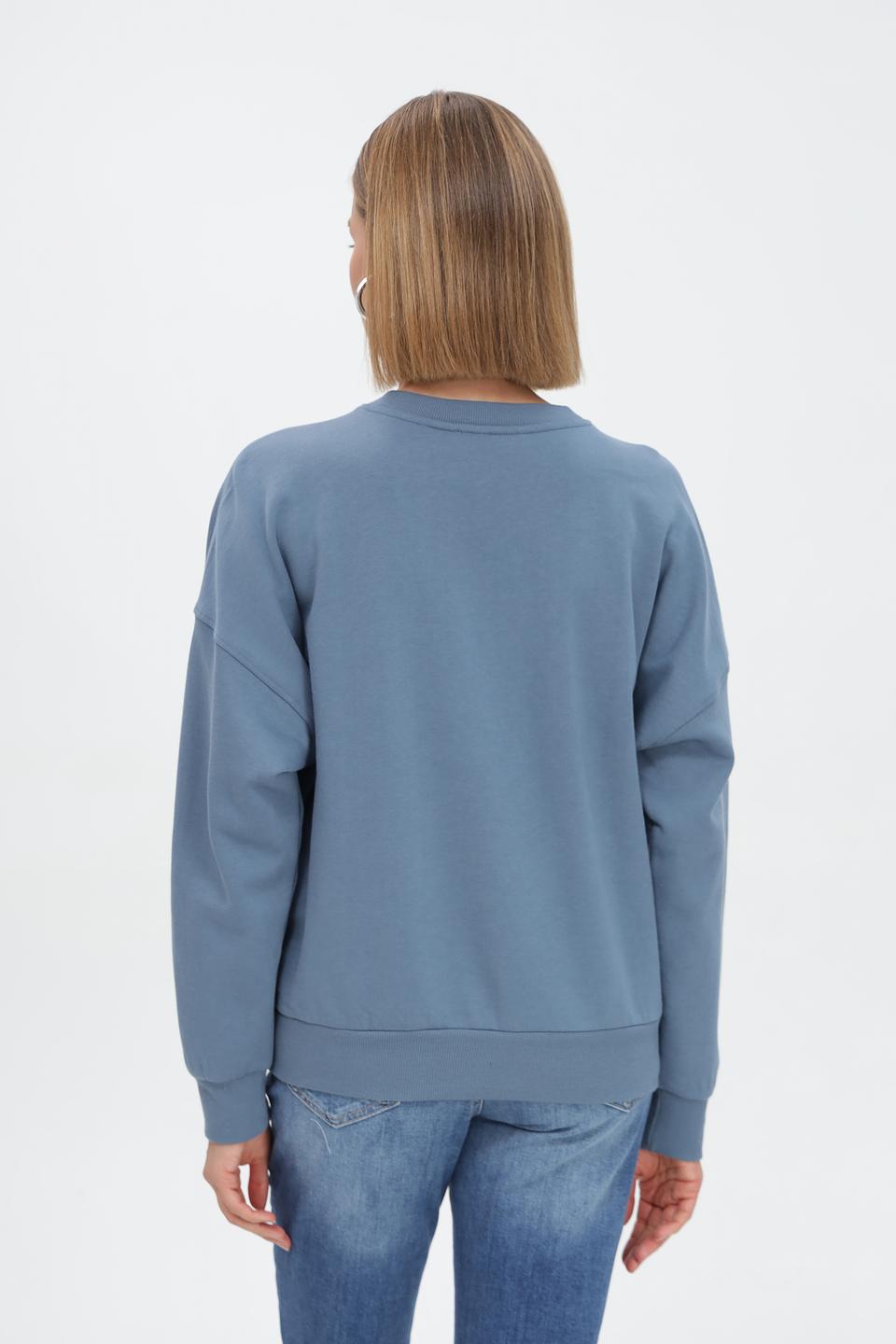 Пуловер Tom Tailor denim Crew синий