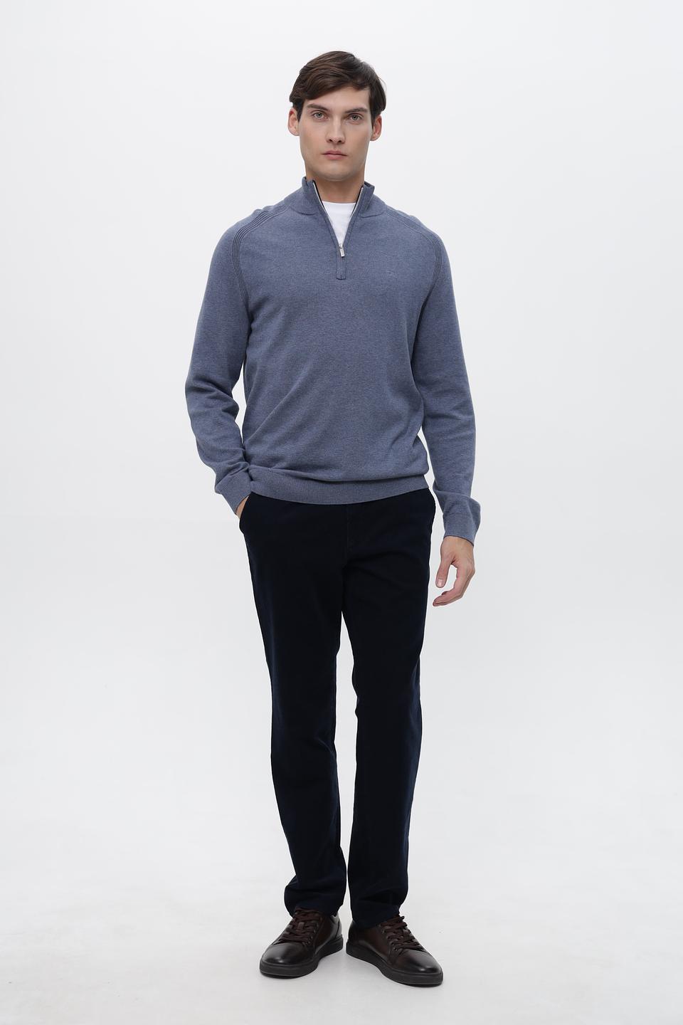 Джемпер Tom Tailor с молнией серый