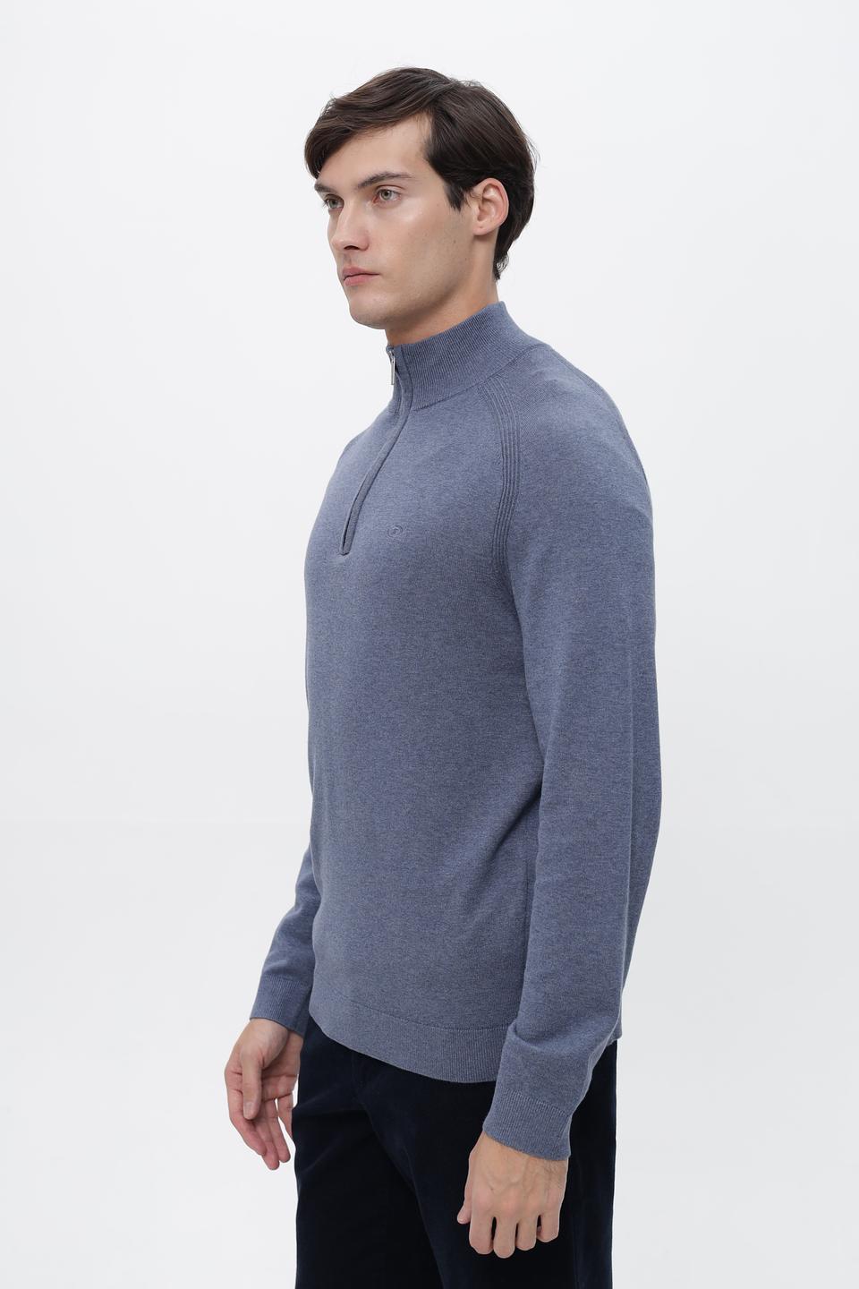 Джемпер Tom Tailor с молнией серый