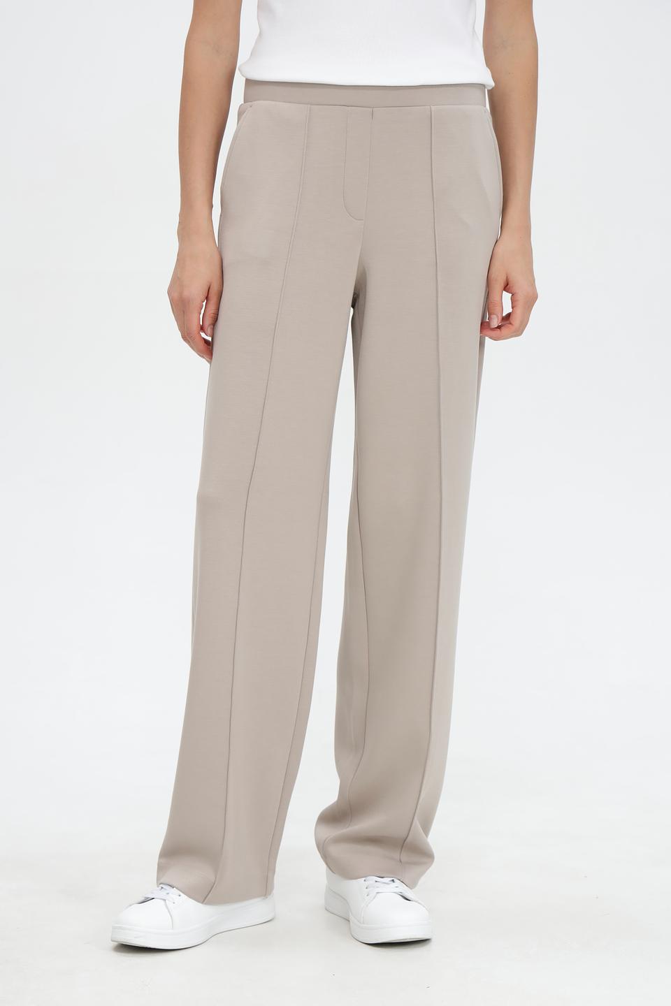 Брюки прямые Tom Tailor бежевые