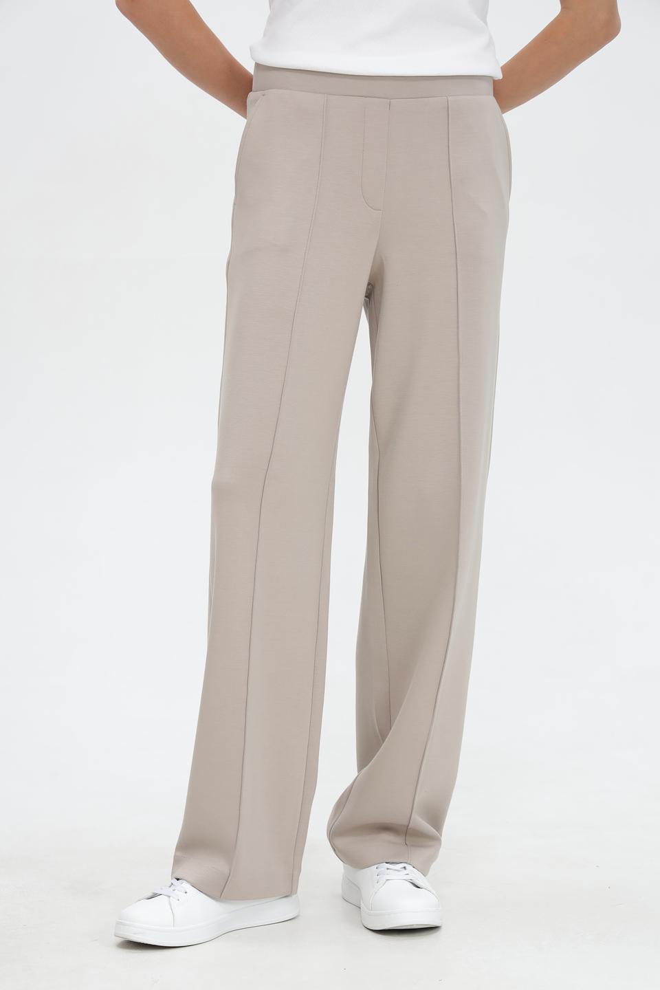 Брюки прямые Tom Tailor бежевые