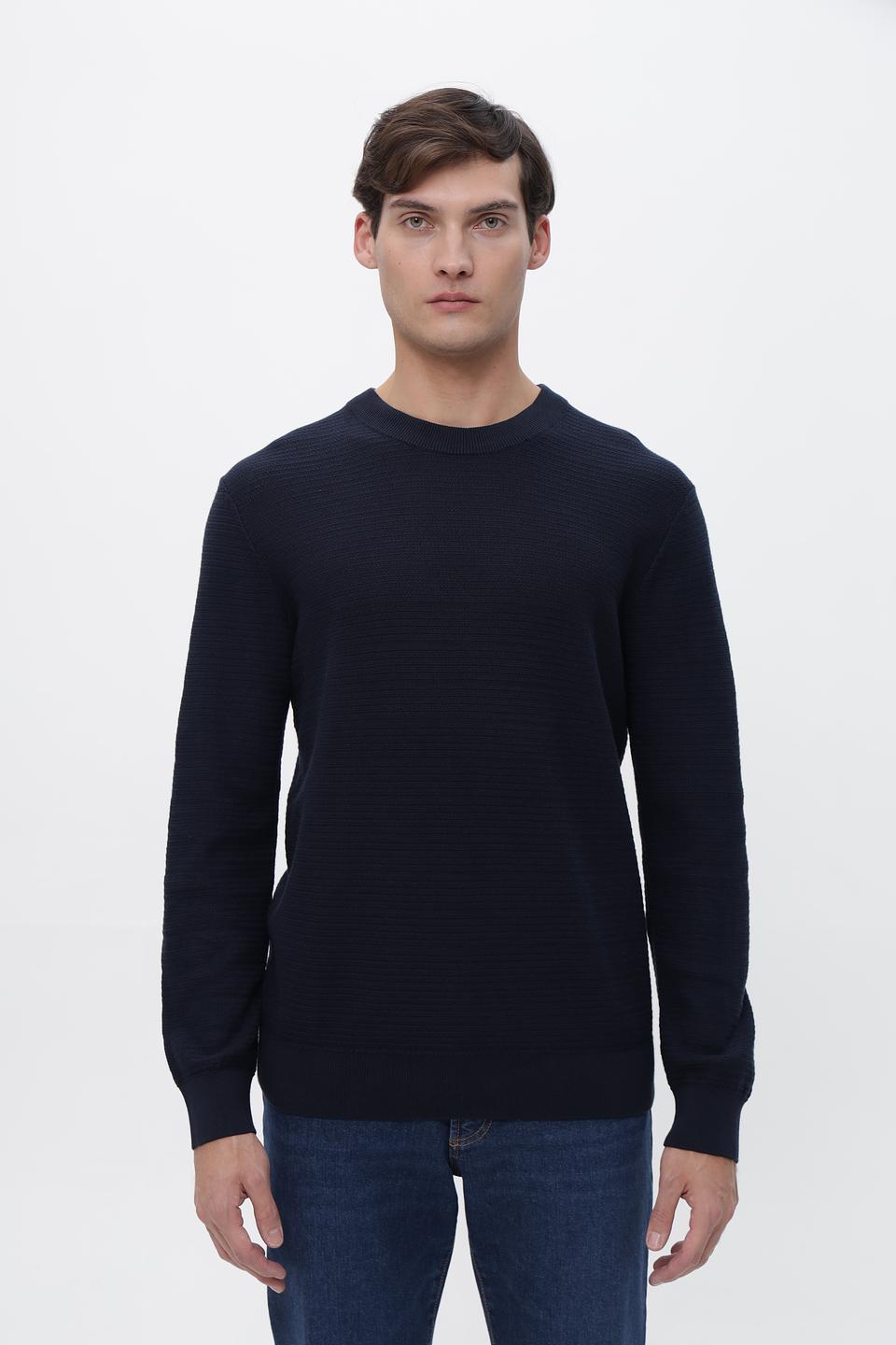 Джемпер Tom Tailor мужской тёмно-синий