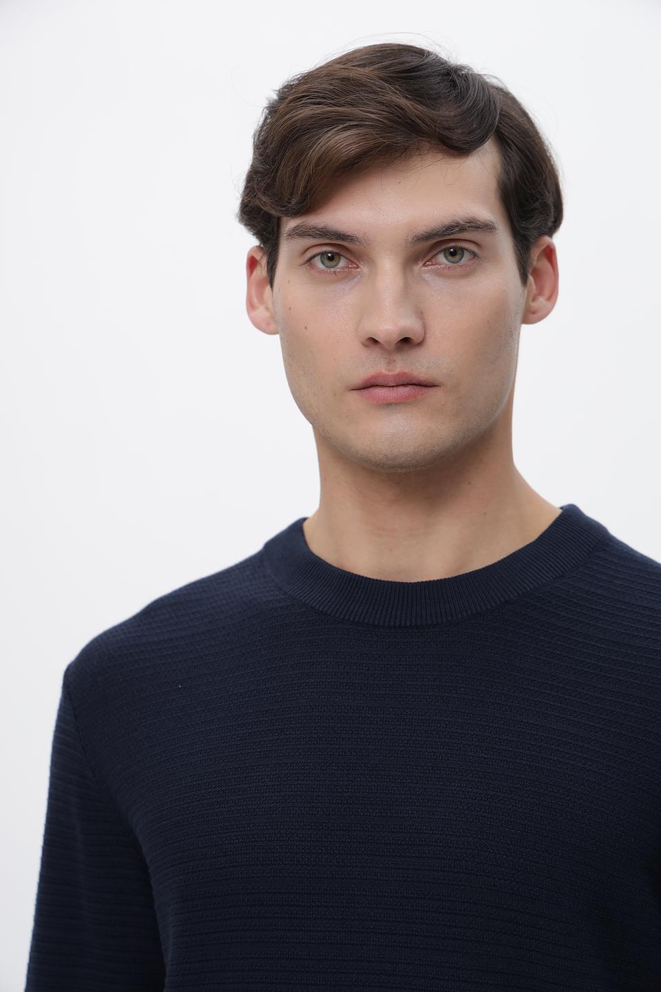 Джемпер Tom Tailor мужской тёмно-синий