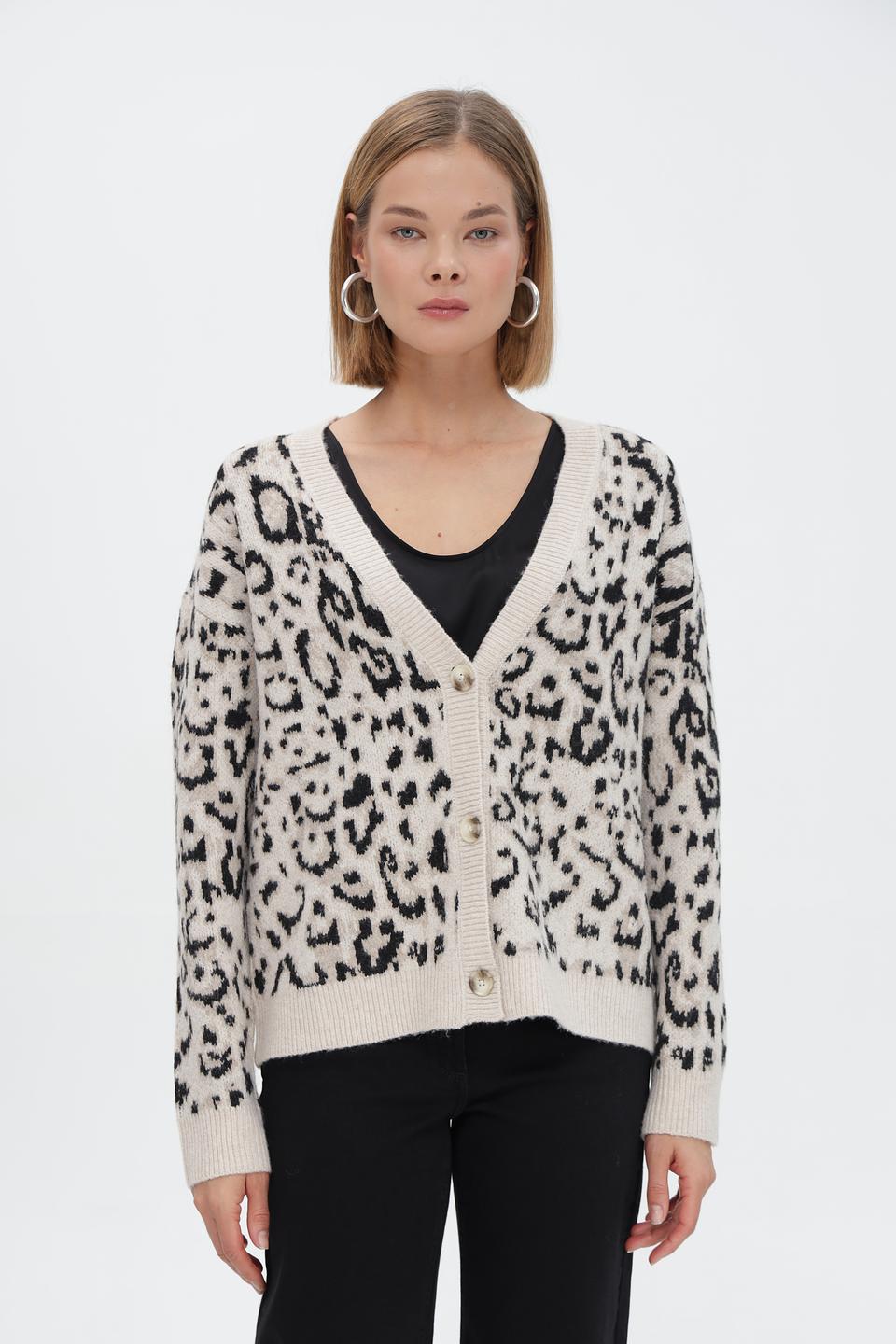 Жакет Broadway с леопардовым принтом