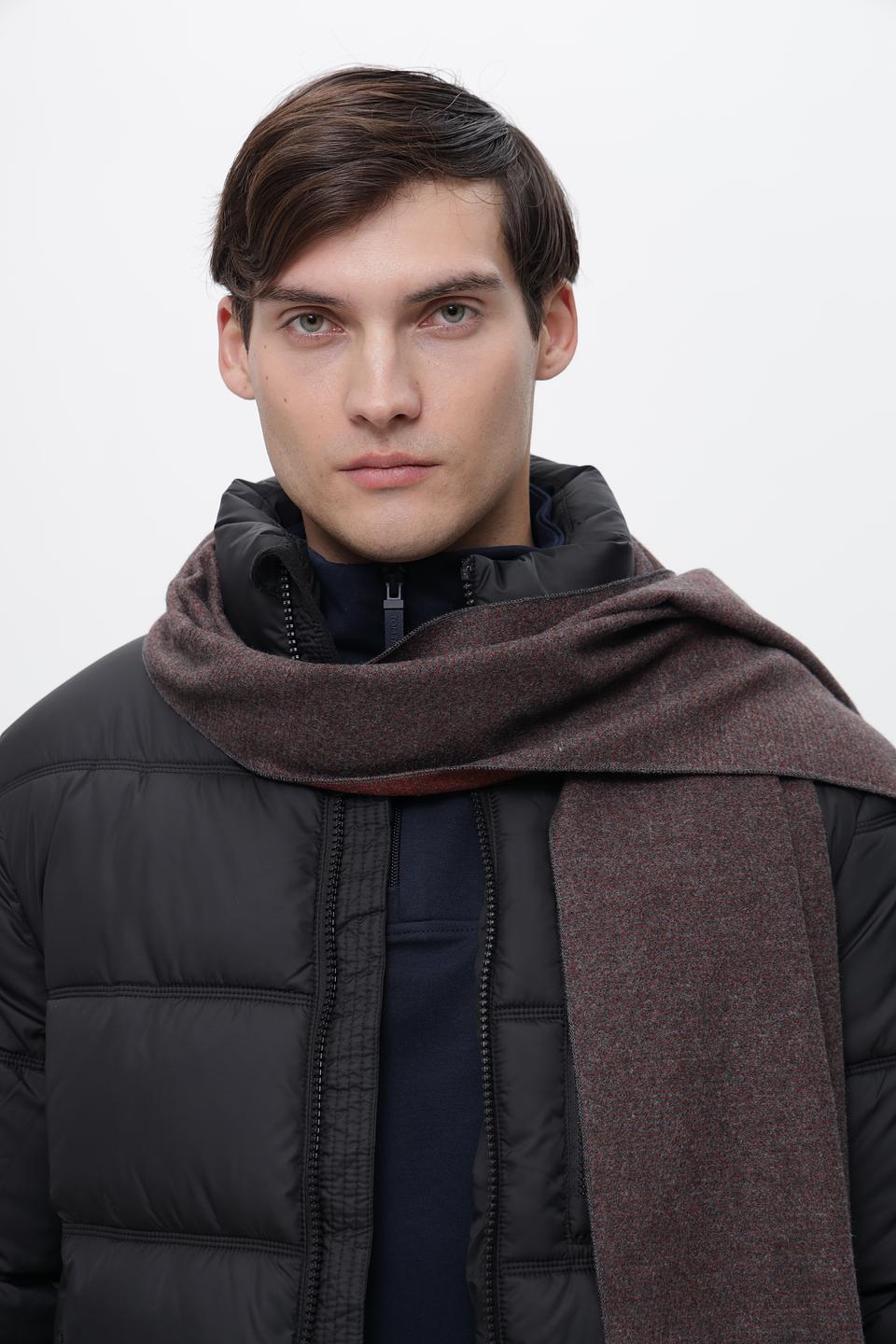 Шарф Lerros коричневый в клетку