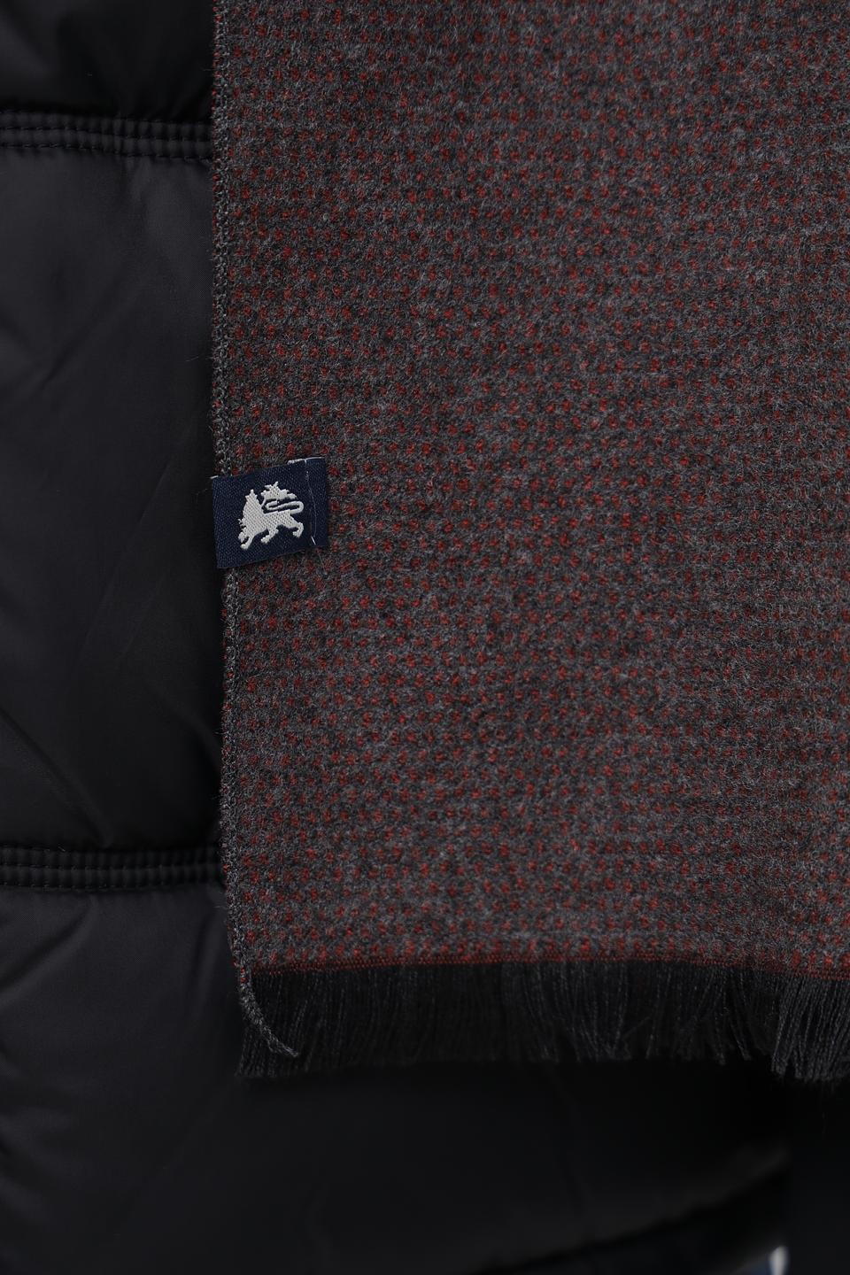 Шарф Lerros коричневый в клетку