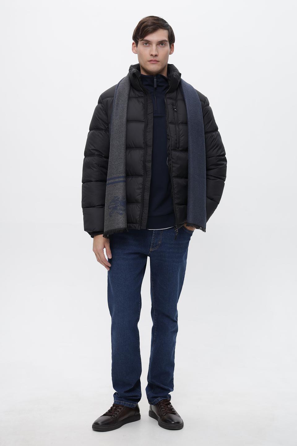 Шарф Lerros мужской синий с серым