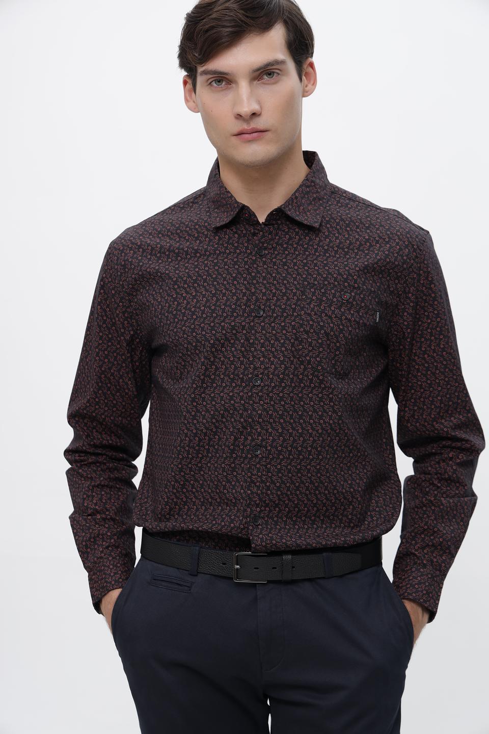 Рубашка Time Zone с принтом